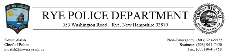 Rye Police Department, NH Police Jobs