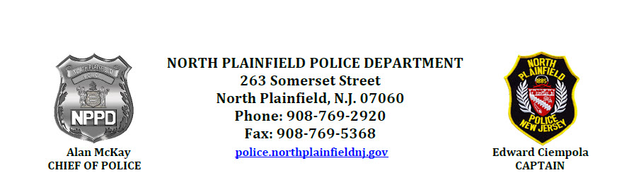 North Plainfield Police Department, NJ Police Jobs