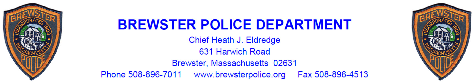 Brewster Police Department, MA Police Jobs