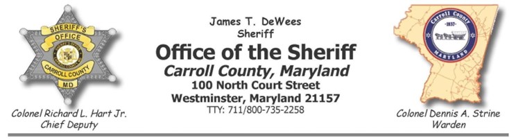 Carroll County Sheriff's Office, MD Police Jobs