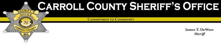 Carroll County Sheriff's Office, MD Police Jobs