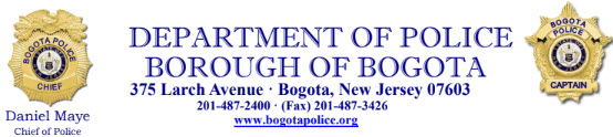 Bogota Borough Of , NJ Police Jobs - Certified | PoliceApp