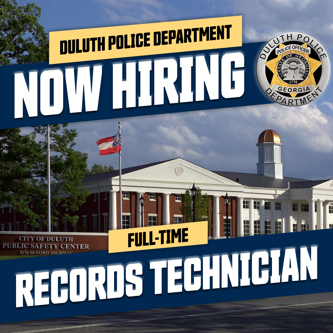 Duluth Police Department, GA Police Jobs