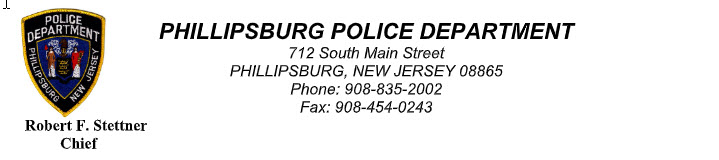 Phillipsburg Police Department, NJ Police Jobs