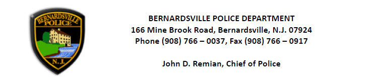 Bernardsville Police Department, NJ Police Jobs