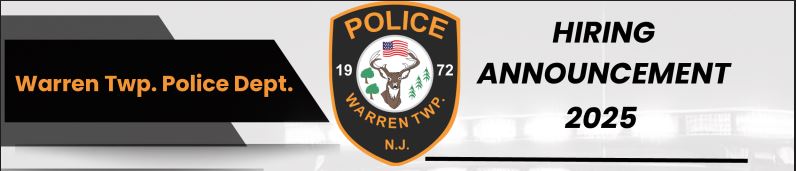 Warren Township Police Department , NJ Police Jobs