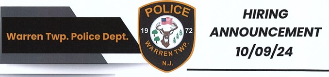 Warren Township Police Department , NJ Police Jobs