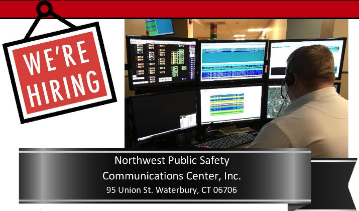 Northwest CT Public Safety Communication Center, Inc., CT Police Jobs